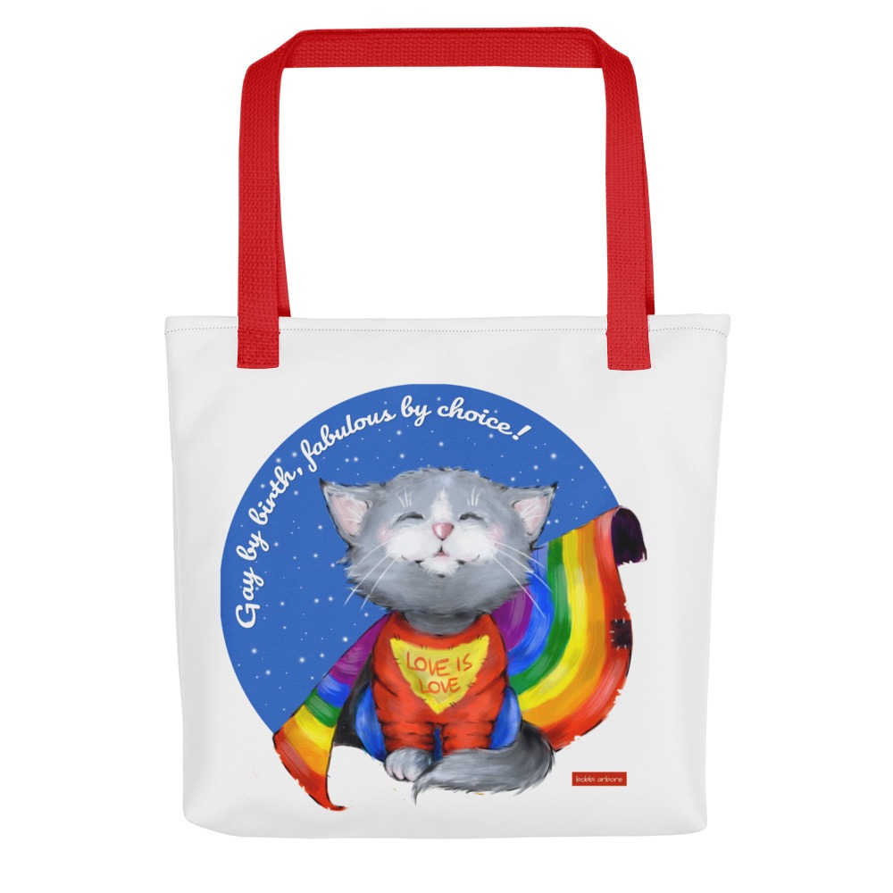 Pride Super Cat Tote bag