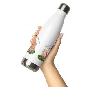 Every life should have nine cats Water Bottle