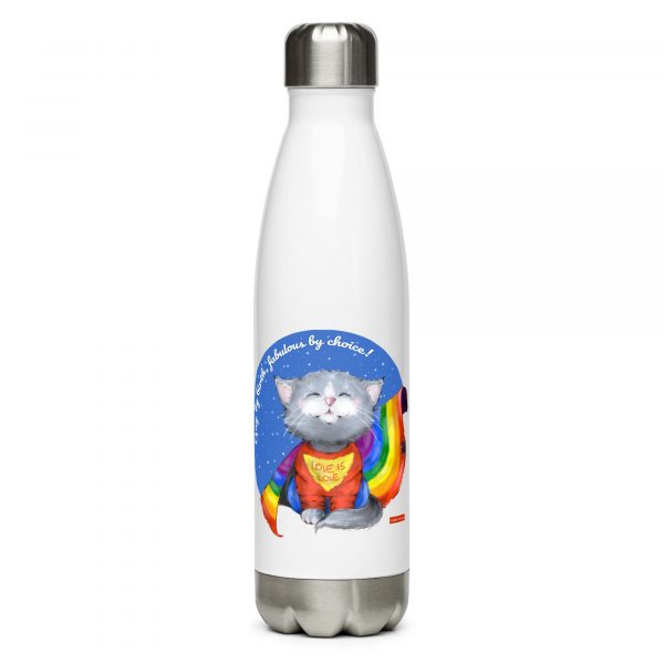 Pride Super Cat water bottle