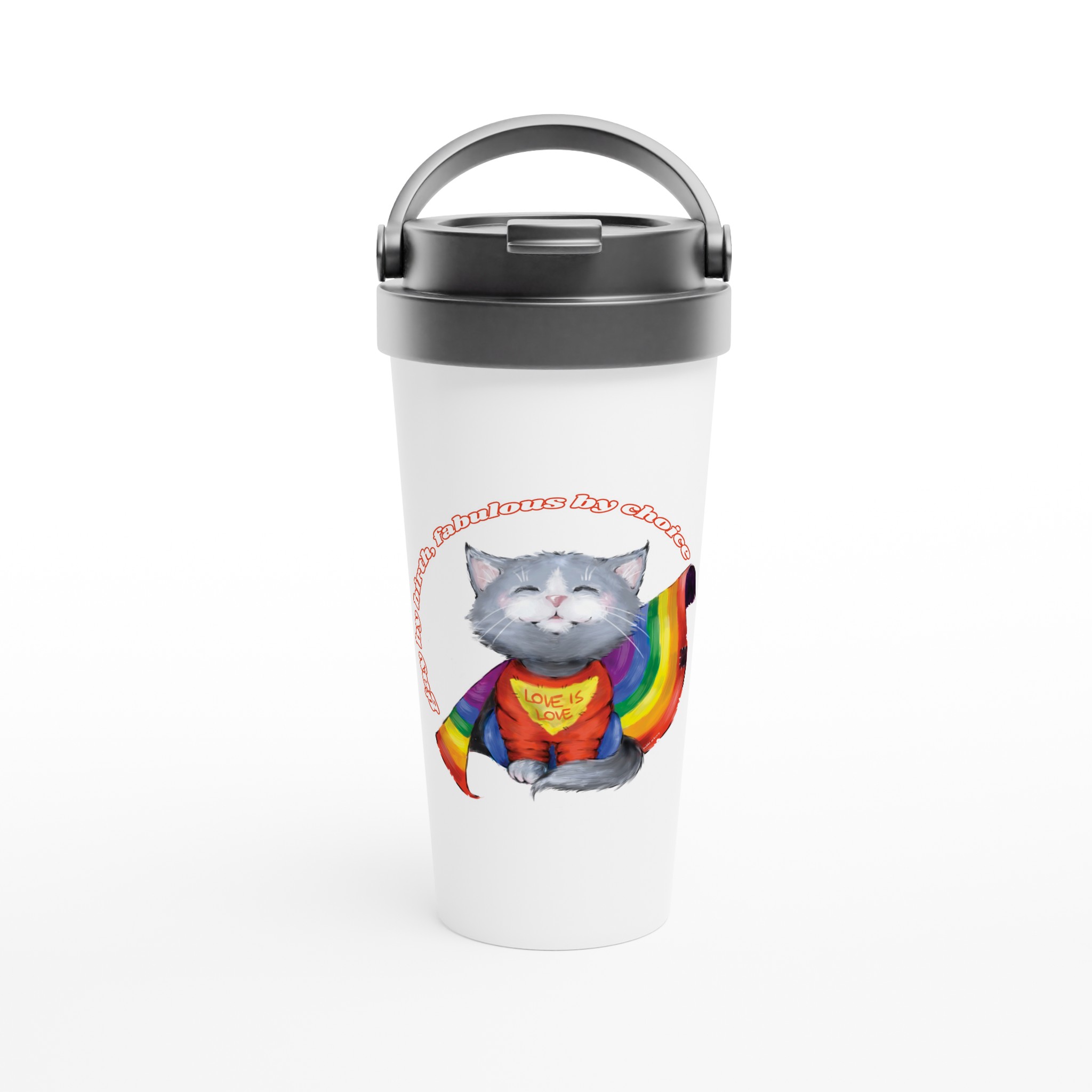 Pride Cat Travel mug