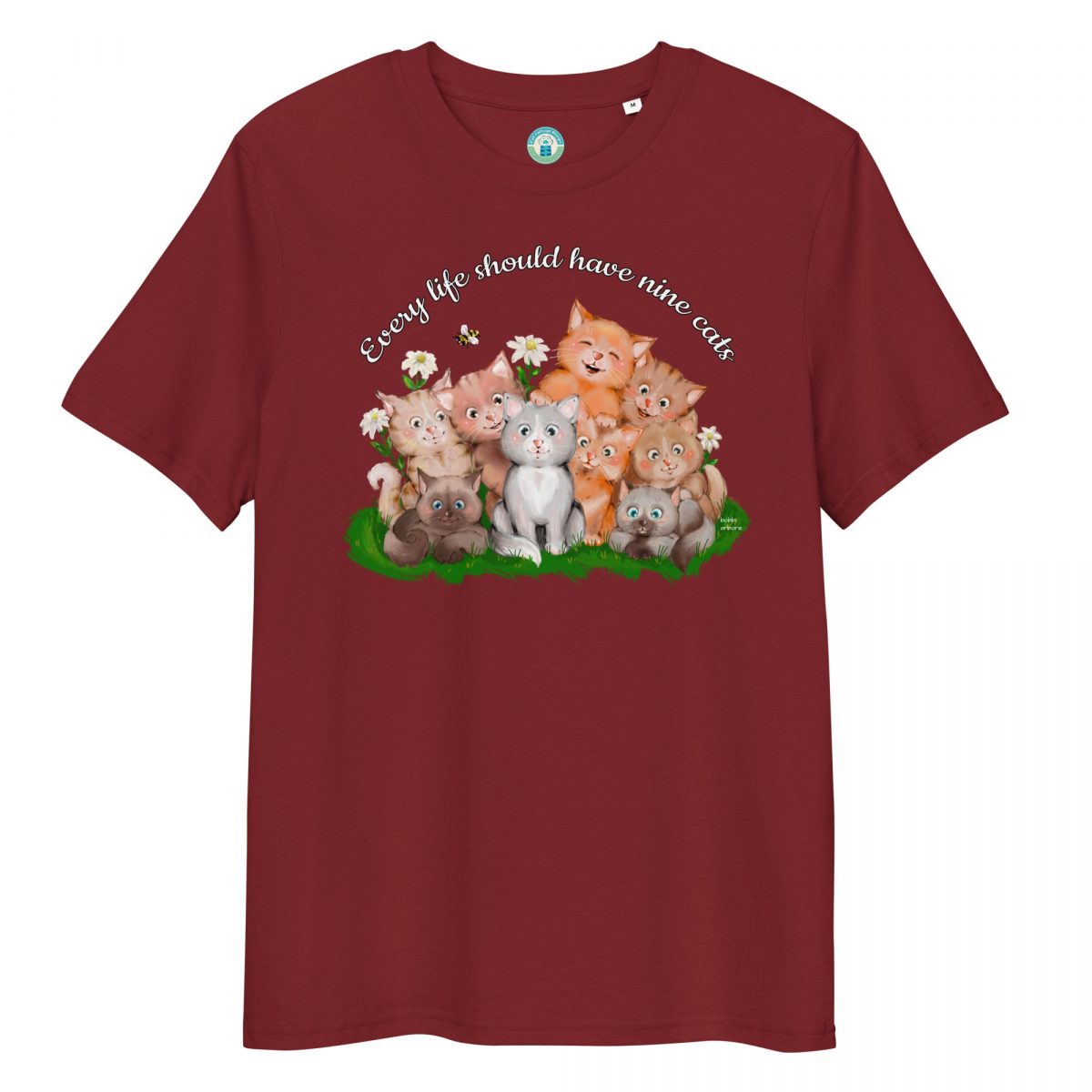 every life should have nine cats t-shirt