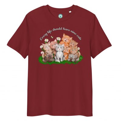 every life should have nine cats t-shirt