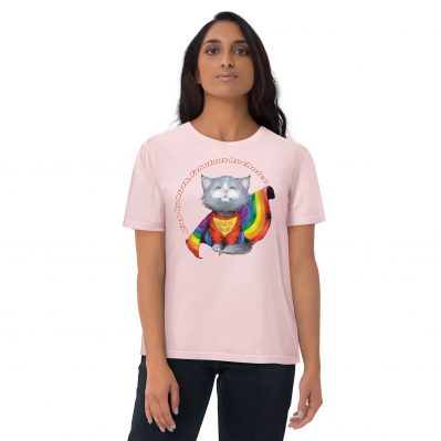 Pride Super Cat organic cotton t-shirt