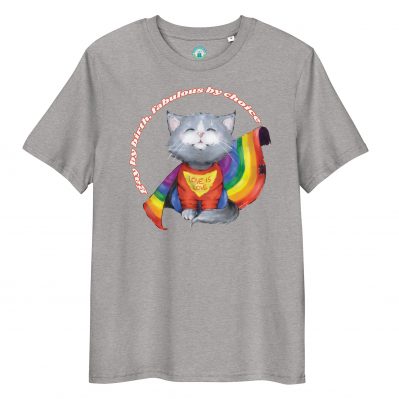 Pride Super Cat organic cotton t-shirt