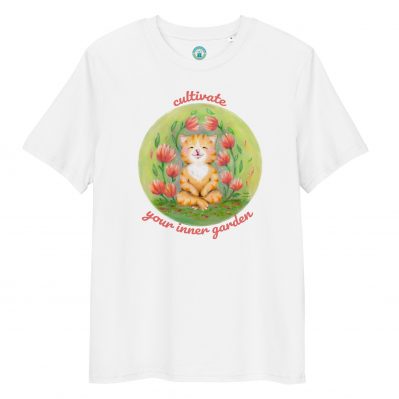 Cultivate your inner garden organic cotton t-shirt