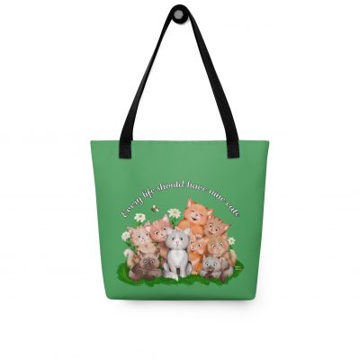Every life should have nine cats Tote bag