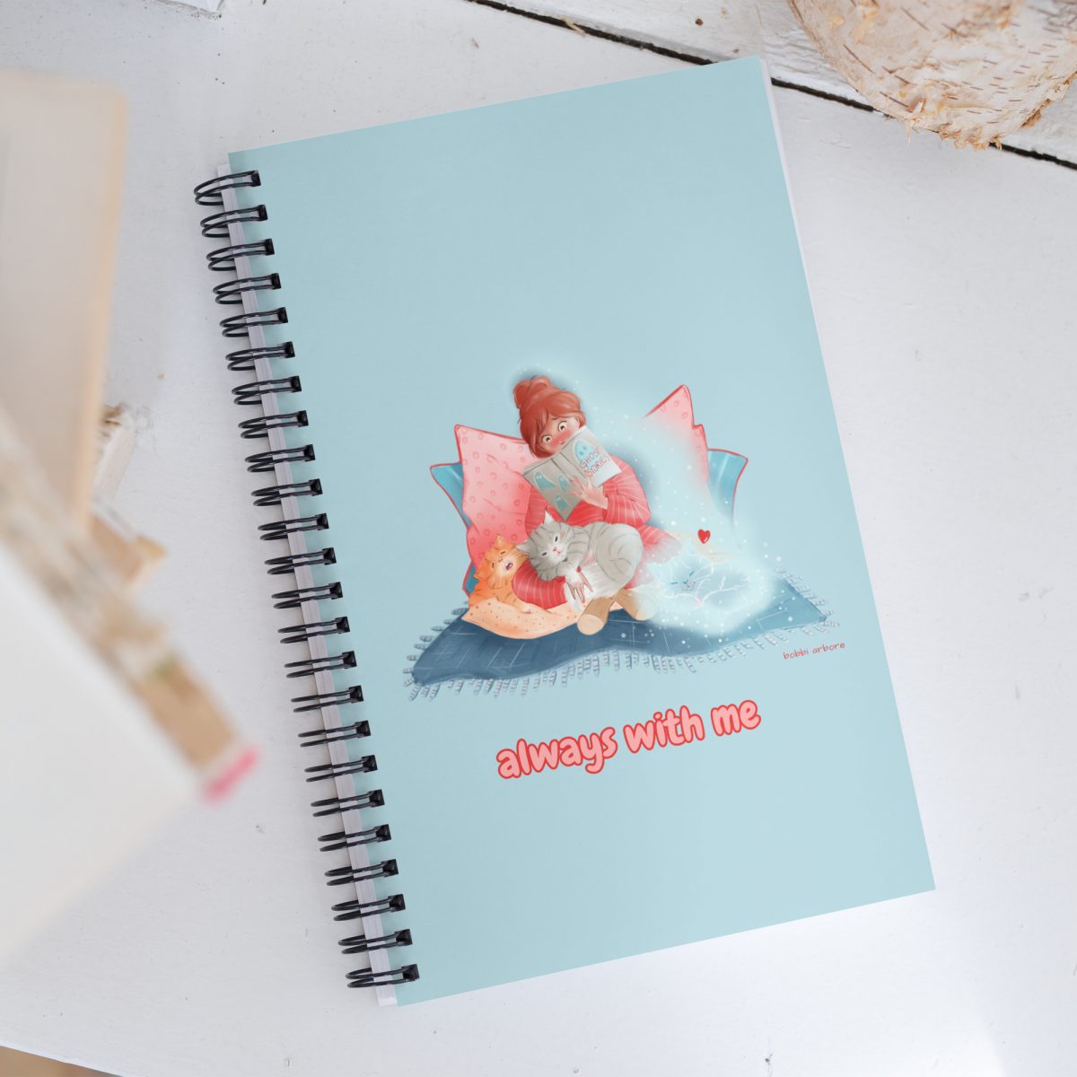 Always with me - ghost kitty notebook - Image 3