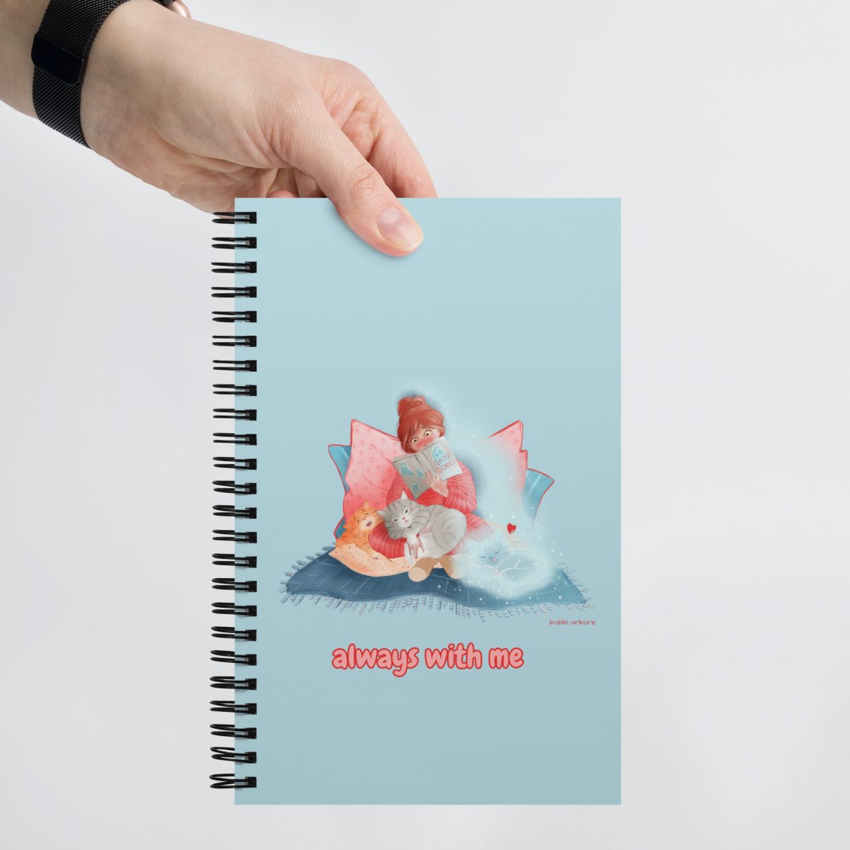 Always with me - ghost kitty notebook - Image 4