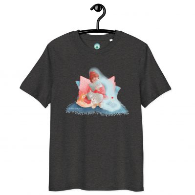 ghost kitty organic cotton t-shirt