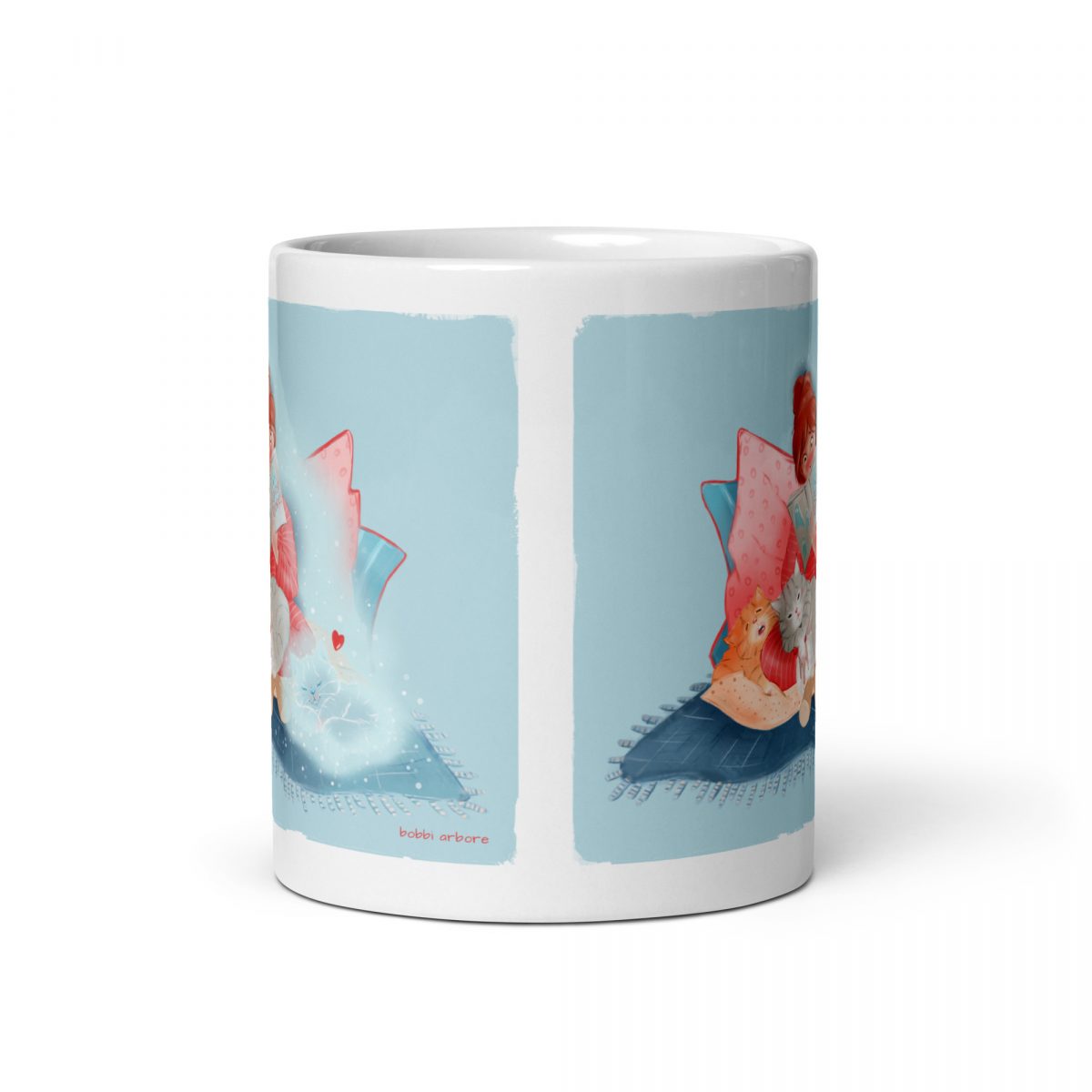 Always with me - ghost kitty Mug - Image 3