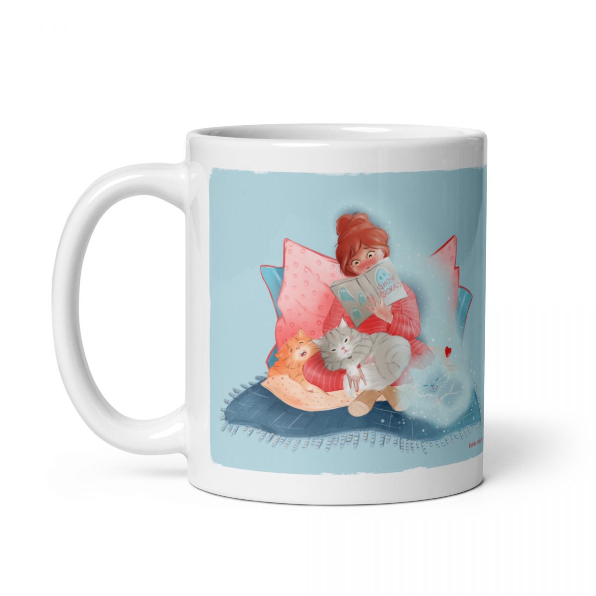 Always with me - ghost kitty Mug - Image 2