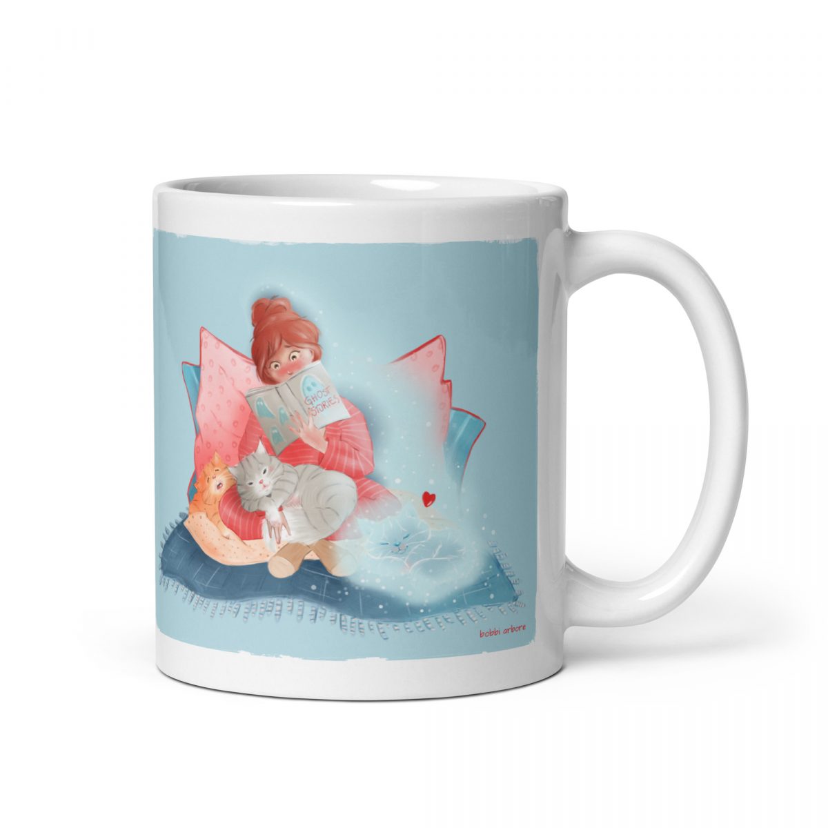 ghost kitty Mug