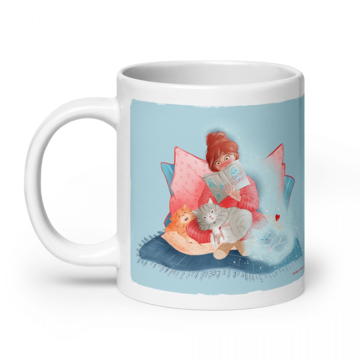 Always with me - ghost kitty Mug - Image 5