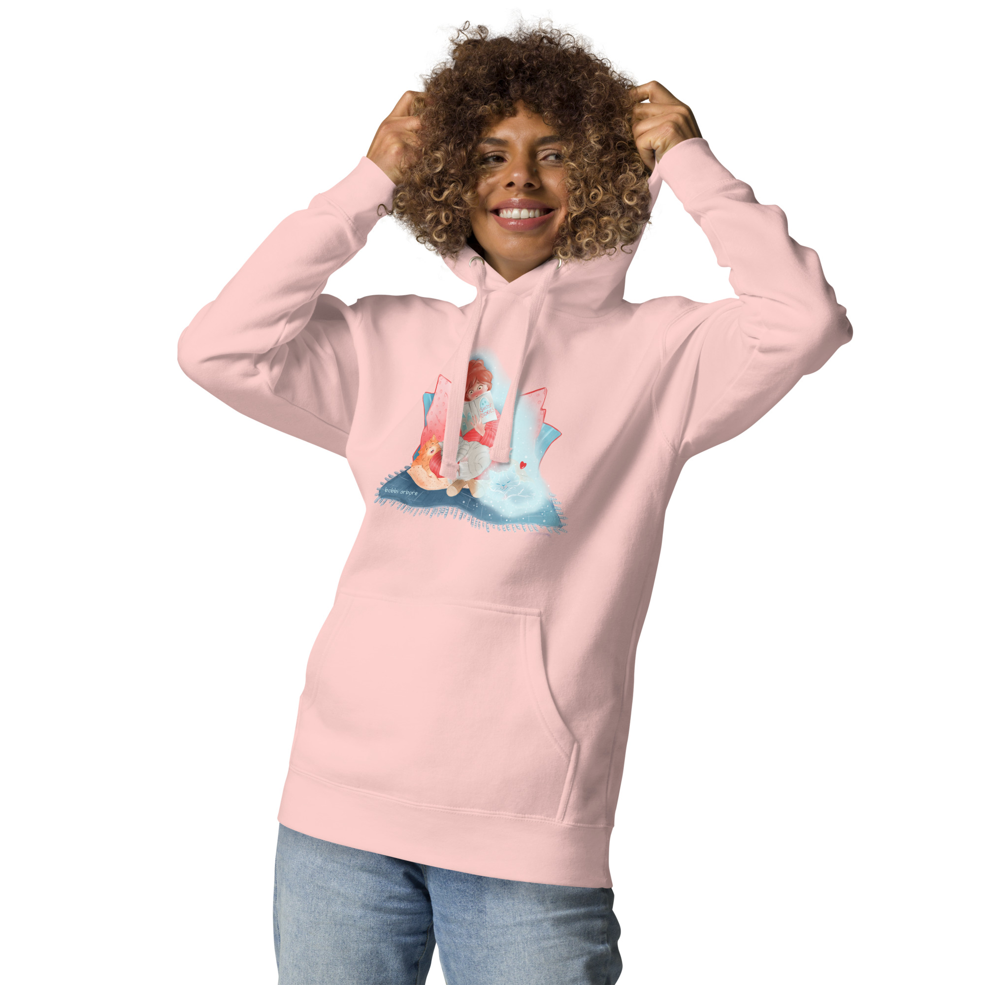 Always With Me Ghost Kitty 100% Cotton Hoodie - Image 5