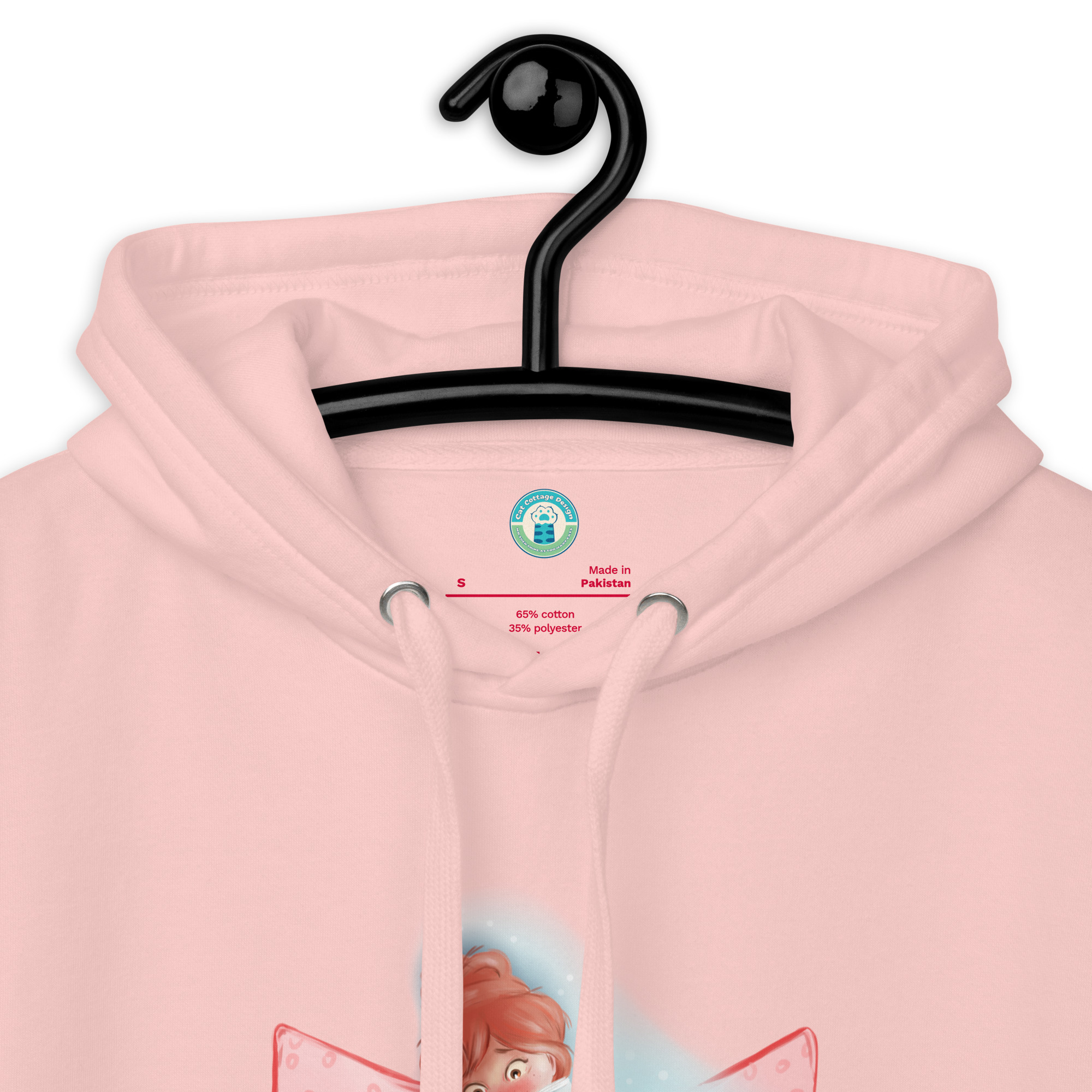 Always With Me Ghost Kitty 100% Cotton Hoodie - Image 17