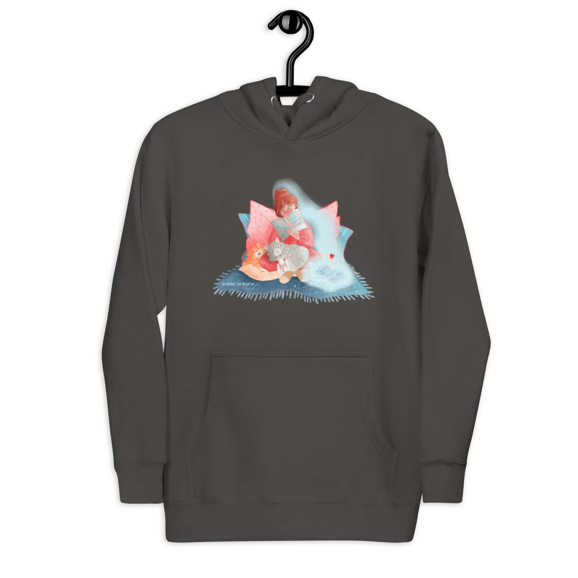 Always With Me Ghost Kitty 100% Cotton Hoodie - Image 14