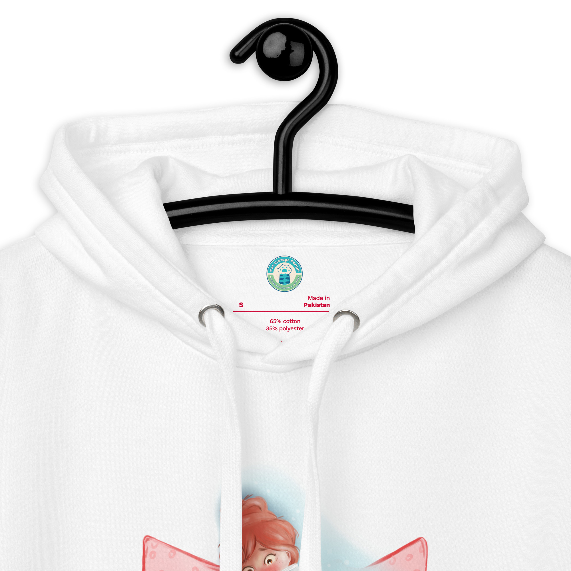 Always With Me Ghost Kitty 100% Cotton Hoodie - Image 20