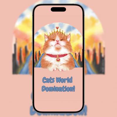 Cat Backgrounds and Wallpapers Bundle for Phones and Computers – Buy two Meals for my Cats