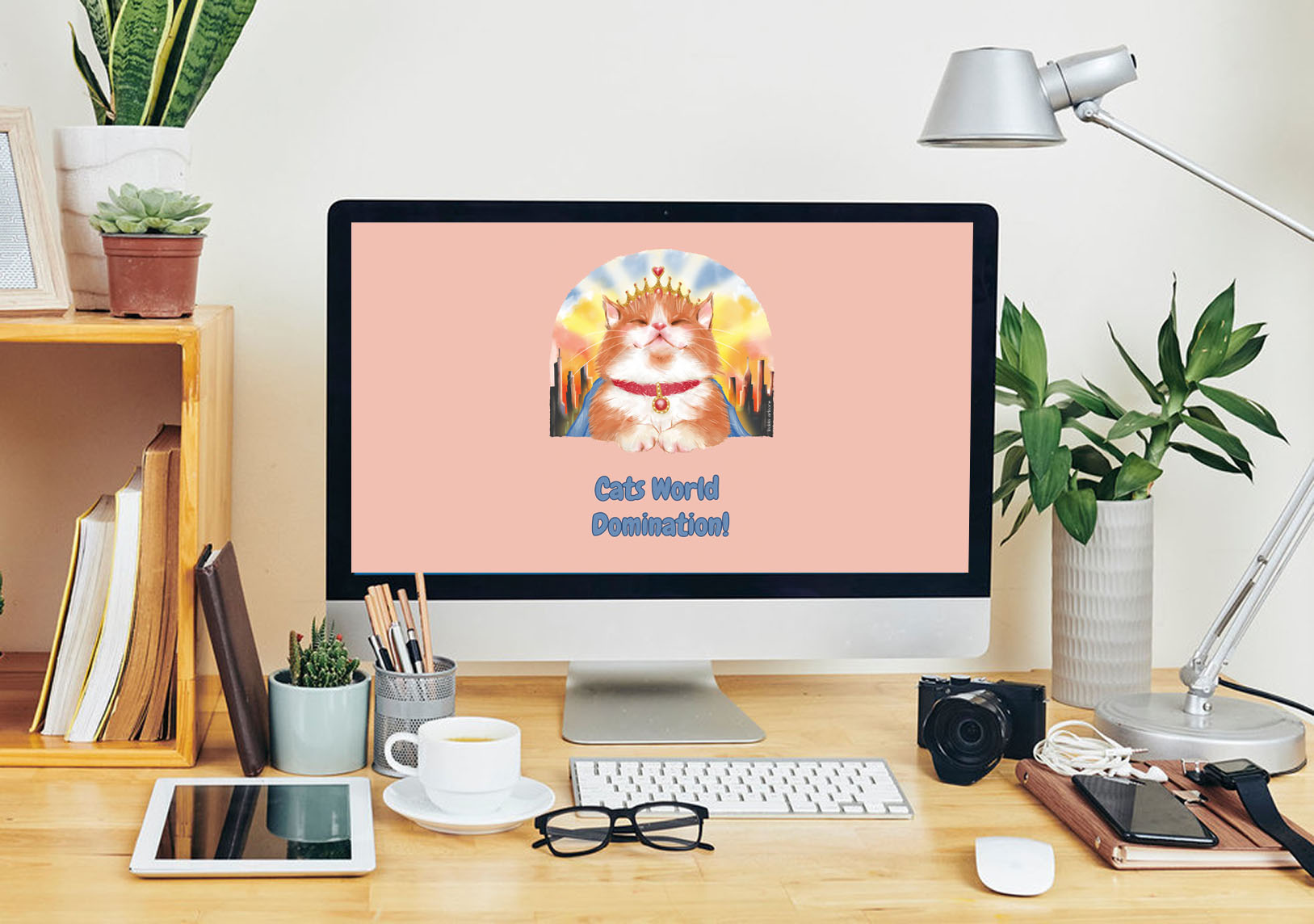Cat Backgrounds and Wallpapers Bundle for Phones and Computers - Buy two Meals for my Cats - Image 5