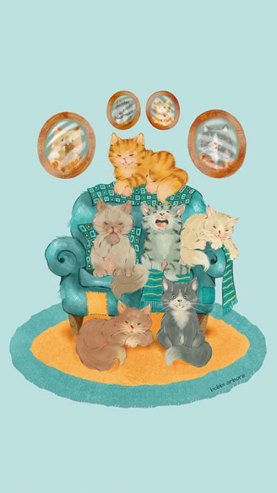 FREE Cat Backgrounds for Computer and Cell Phones!