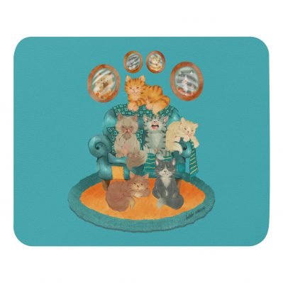 Home Is Where My Cats Are Mouse pad