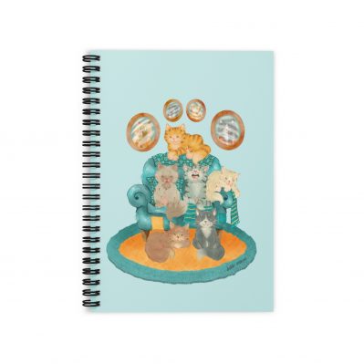 Home is Where my Cats Are – Ruled Line Spiral Notebook