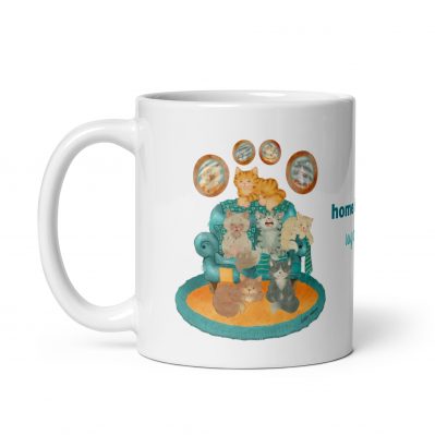 Home is Where My Cats Are Mug