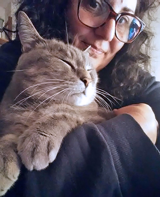 cat cottage design - illustrations and gifts for cat lovers - joy has the shape of a cat